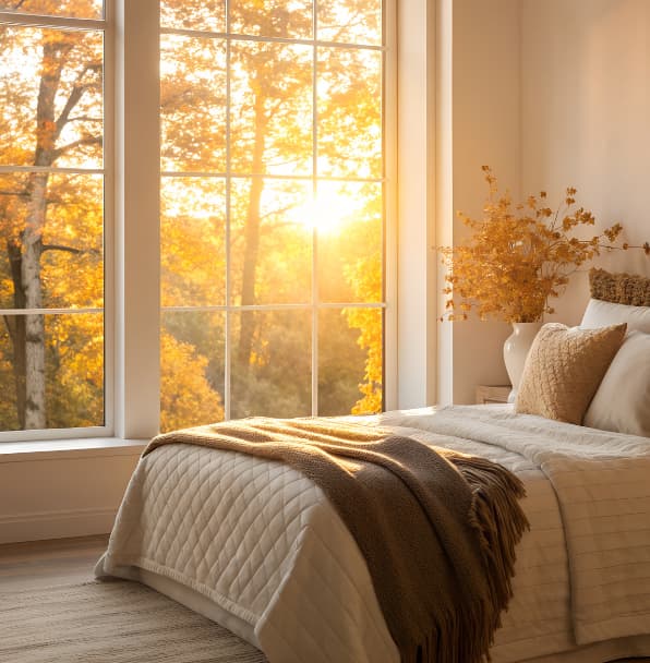 Autumn bedroom at Murphy Furniture
